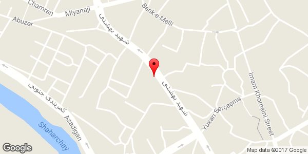 موقعیت لوازم خیاطی قاسمی روی نقشه