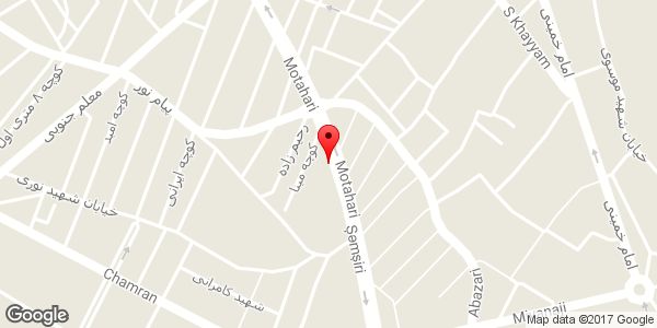 موقعیت استودیو عکس و فیلم باران روی نقشه