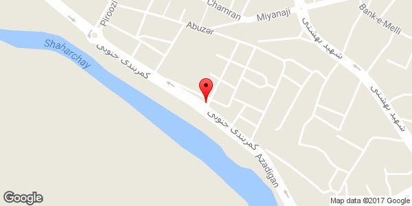 موقعیت خدمات لوله کشی رامین روی نقشه