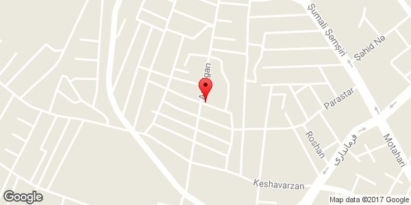 موقعیت سوپر مارکت غنی‌زاده روی نقشه