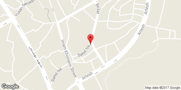 موقعیت روکش فروشی امینی روی نقشه