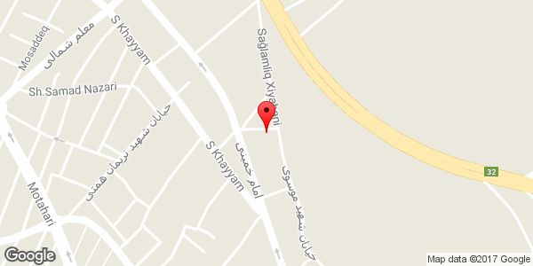 موقعیت سوپر مارکت اصغری روی نقشه