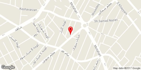 موقعیت میوه فروشی روی نقشه