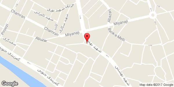 موقعیت ظروف مسی روی نقشه