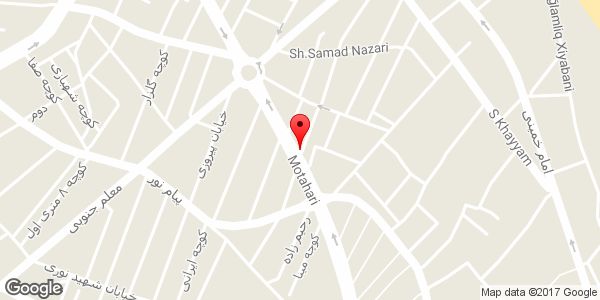 موقعیت خانه شکلات روی نقشه