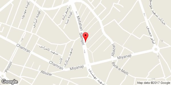 موقعیت پیرایش شهریار روی نقشه