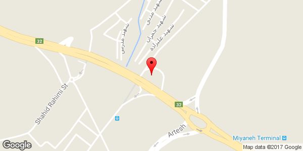 موقعیت جوشکاری و درب و پنجره سازی امیر روی نقشه