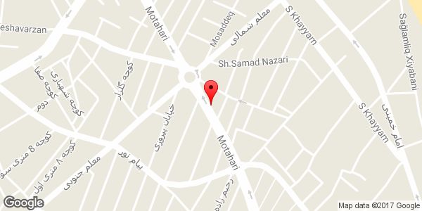 موقعیت پارچه سرای زرین روی نقشه