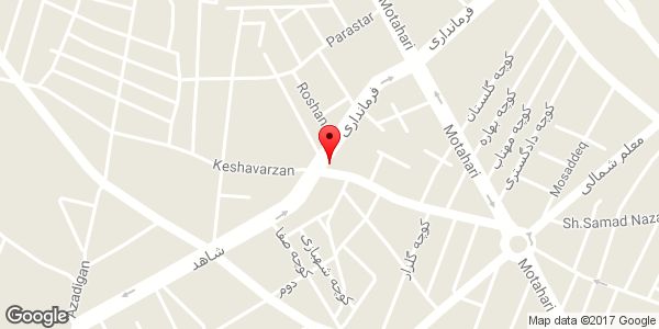 موقعیت پلی کلینیک سازمان تامین اجتماعی میانه روی نقشه