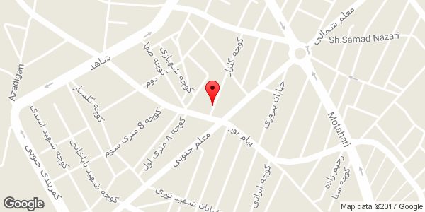 موقعیت دبستان پسرانه شهید مصطفی خمینی روی نقشه