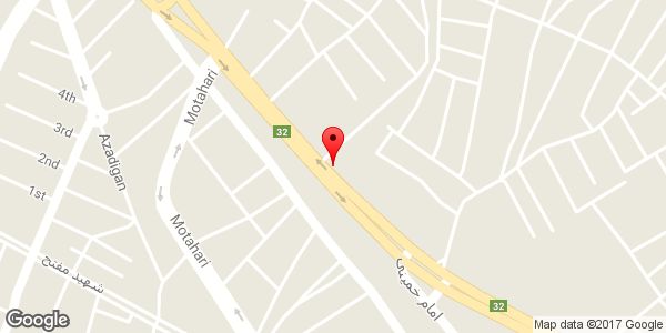 موقعیت صافکاری و شاسی کشی برادران مهدی مقدمی روی نقشه