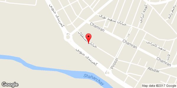 موقعیت سالن زیبایی الشن روی نقشه