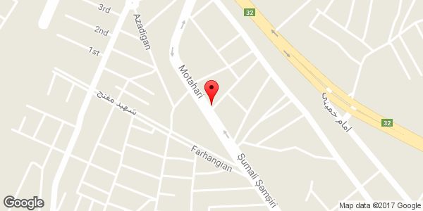 موقعیت فروشگاه تکدرخت روی نقشه