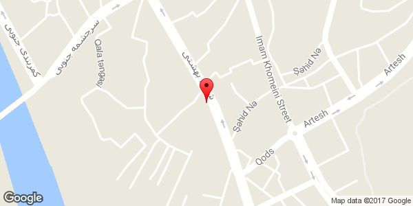 موقعیت پولیش لیزری آذرخش روی نقشه