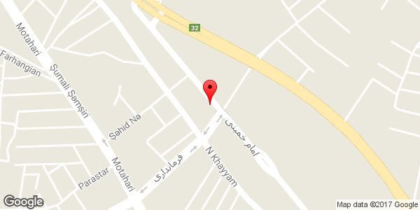 موقعیت اغذیه دهکده شبعه ۲ روی نقشه