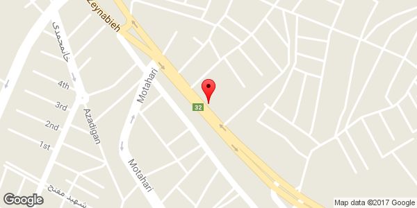 موقعیت فروشگاه مهرداد ملکی روی نقشه