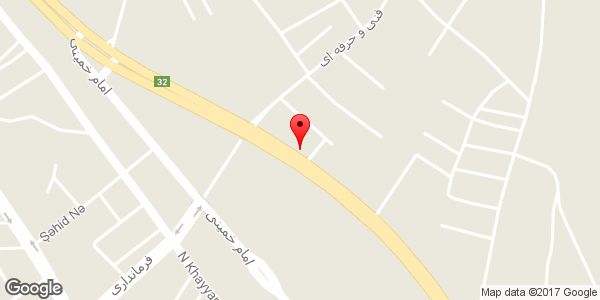 موقعیت لوازم یدکی و بدنه مشایخی روی نقشه