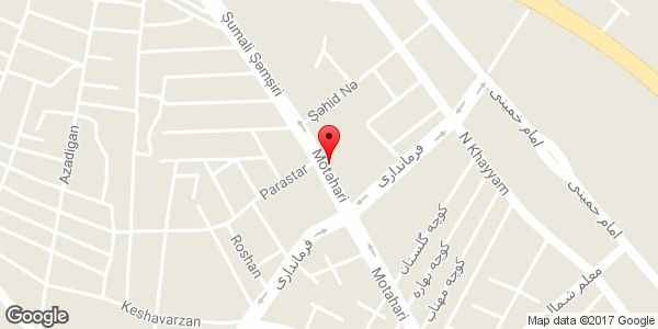 موقعیت گیاهان دارویی یوسفی روی نقشه