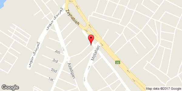 موقعیت تعمیرات جلوبندی روی نقشه