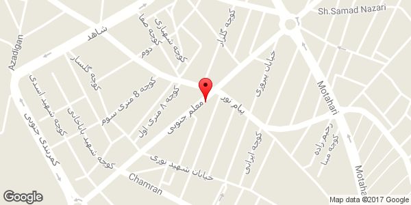 موقعیت تولیدی نان سبوسدار اسکو روی نقشه