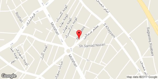 موقعیت فروشگاه کفش روی نقشه