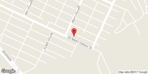 موقعیت سوپر مارکت گل گندم روی نقشه