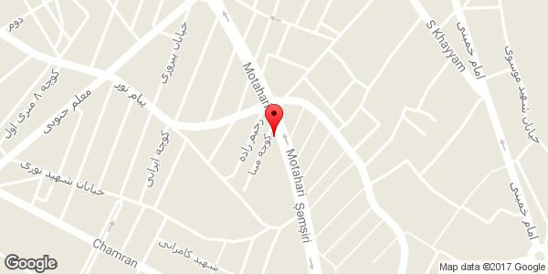 موقعیت خانه ژیمناستیک متین روی نقشه