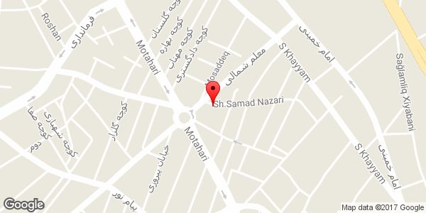 موقعیت درمانگاه شبانه روزی معلم روی نقشه