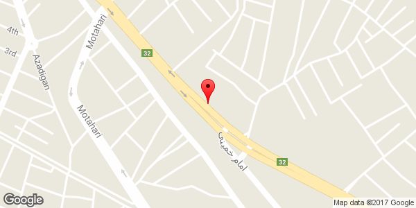 موقعیت شرکت تولیدی صنعتی روستا ماشین میانه روی نقشه