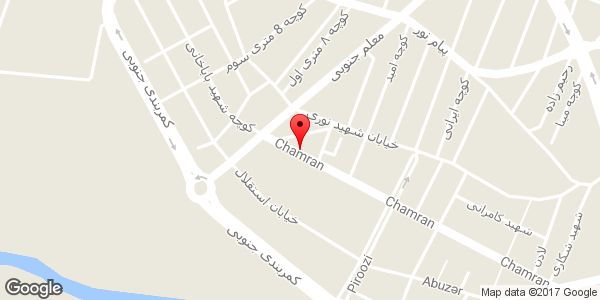 موقعیت خیاطی تن ناز روی نقشه