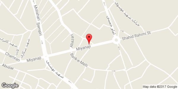 موقعیت لوازم قنادی گلستان روی نقشه