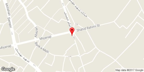 موقعیت ساندویچی چهار فصل روی نقشه