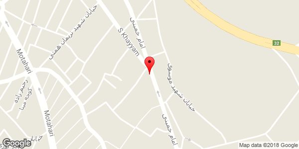 موقعیت قهوه خانه اکبر روی نقشه