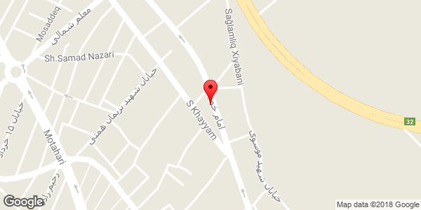 موقعیت نمایندگی LED و LCD شیخی روی نقشه