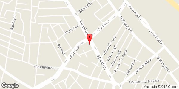 موقعیت رنگ و ابزار خانی روی نقشه