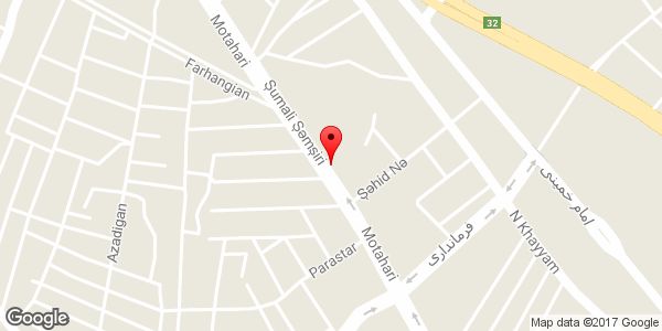 موقعیت آتلیه ملودی روی نقشه