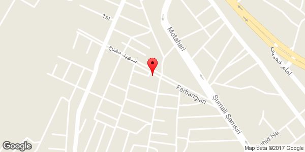 موقعیت آرایشگاه سامان روی نقشه
