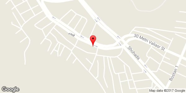 موقعیت سوپر مارکت روی نقشه