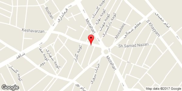 موقعیت فروشگاه رنگ و ابزار غفاری روی نقشه