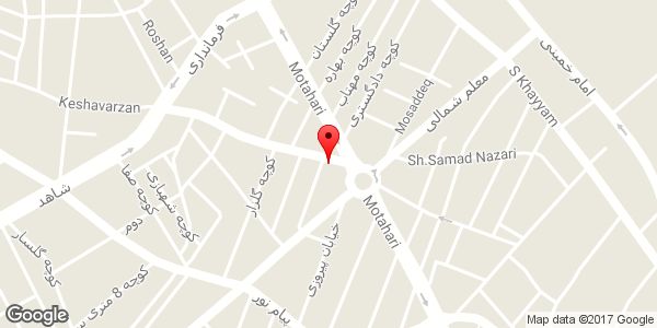 موقعیت مرغ فروشی غفاری روی نقشه