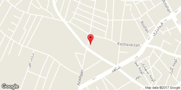 موقعیت مرکز سلامت شهری شماره ۵ (شهید رجایی) روی نقشه