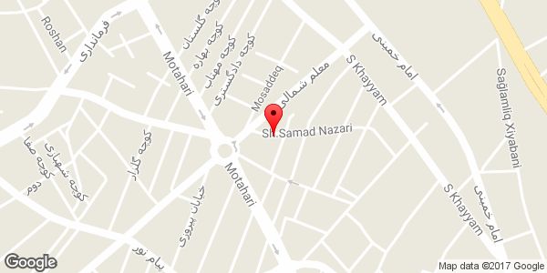 موقعیت مرکز تخصصی میکروپیگمنتیشن تاتو (صورت) آدنیس روی نقشه