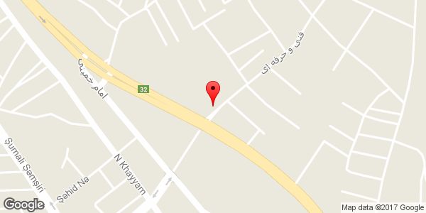 موقعیت حسینیه زینب کبرا(س) روی نقشه