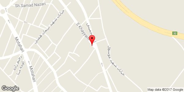 موقعیت لوازم الکترونیک شایان سیستم روی نقشه