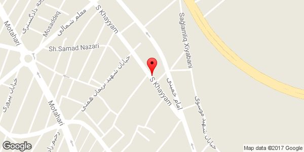 موقعیت خواربار و لبنیاتی صالحی روی نقشه