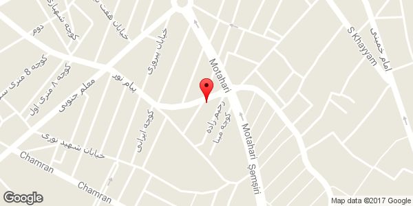 موقعیت فروشگاه مهدوی روی نقشه