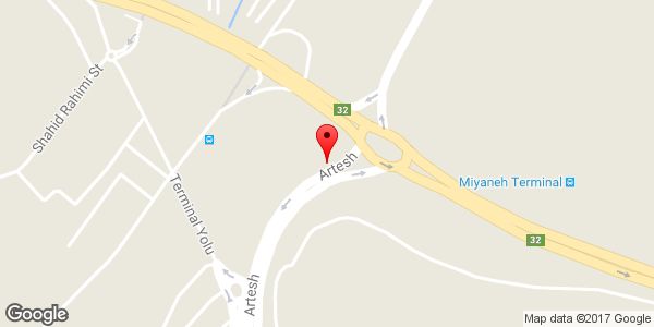 موقعیت بورس مصالح ساختمانی شاطرانی روی نقشه