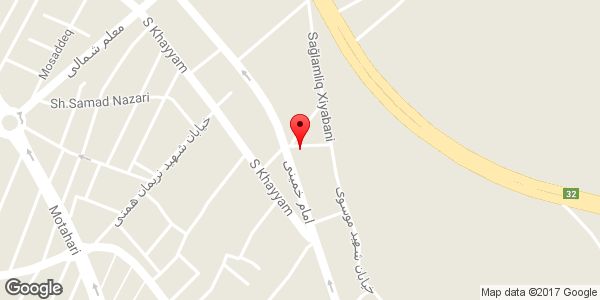 موقعیت لبنیات فروشی روی نقشه