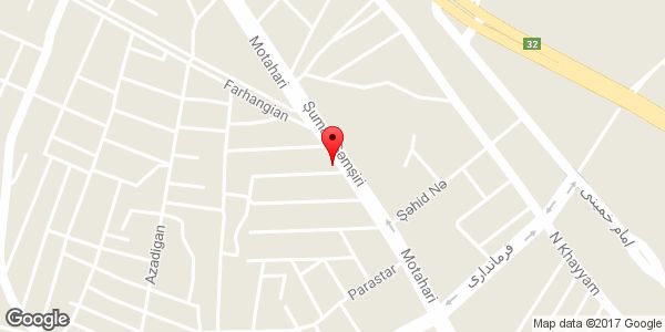 موقعیت فروشگاه موتور سیکلت سرابی روی نقشه