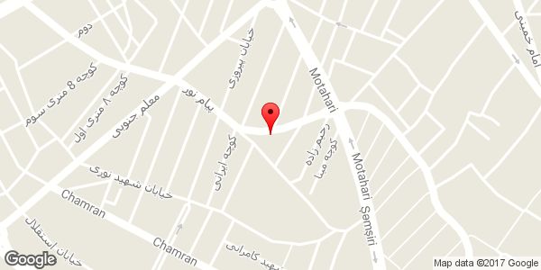 موقعیت سالن زیبایی بانو روی نقشه